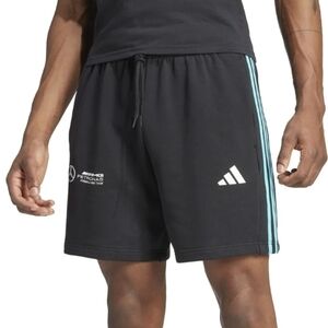 Adidas Mercedes DNA shorts Black Tiffany Blue F1 Performance Racing Mens XXL 2XL